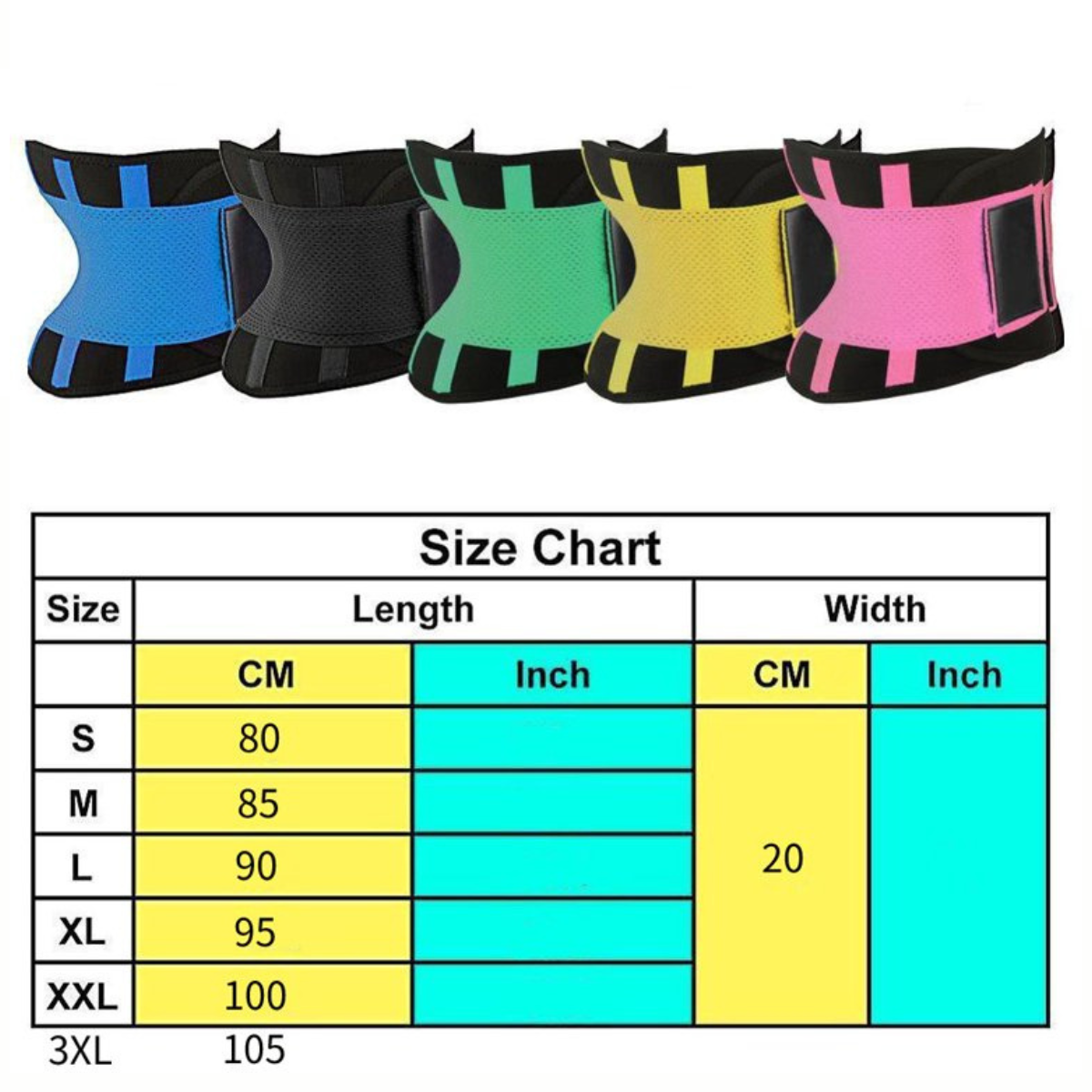 Faja Cinturilla Deportiva Expandex