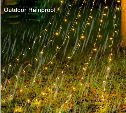 LUZ CASCADA NAVIDAD DE ESTRELLA